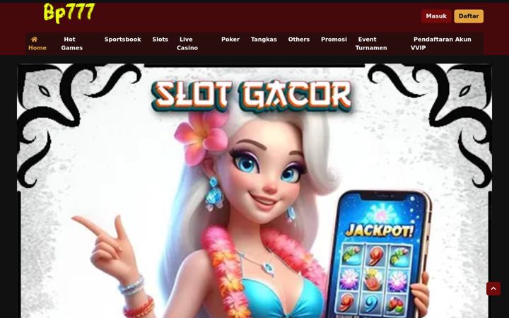 Screenshot of bp777.org