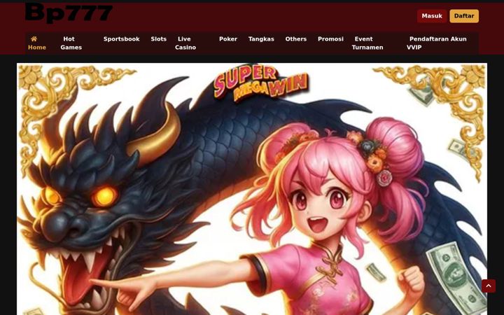 Screenshot of bp777slot.net