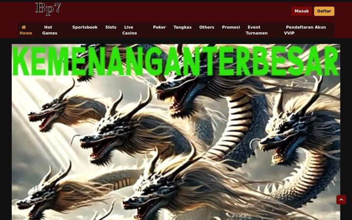 Screenshot of bp7slot.com