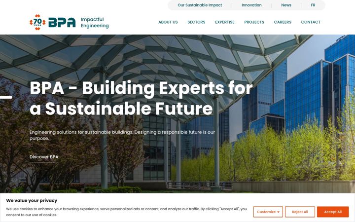 Screenshot of bpa.ca