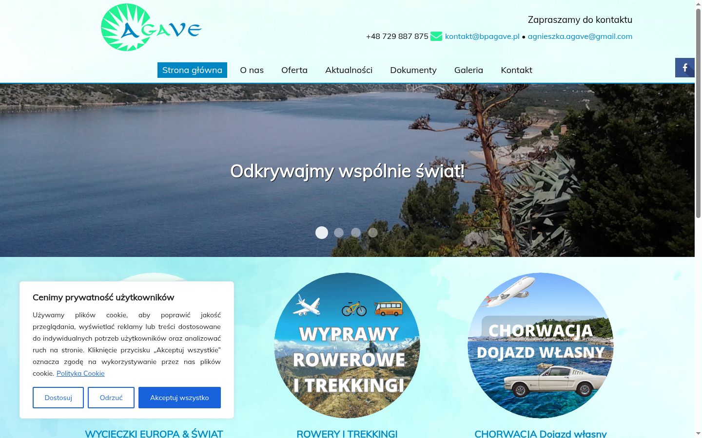 Screenshot tal-banner tal-kunsens muri qabel kwalunkwe interazzjoni