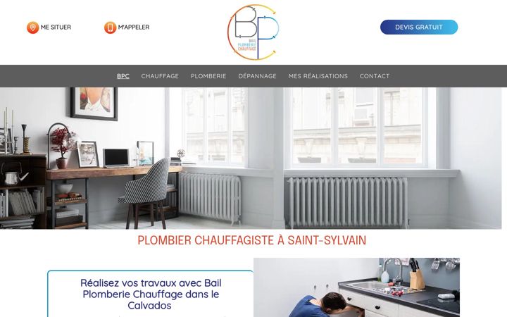 Screenshot of bpc-plomberie-chauffage.fr