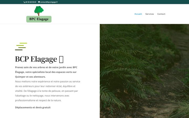 Screenshot of bpcelagage.fr