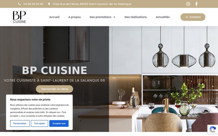 Screenshot of bpcuisine.fr