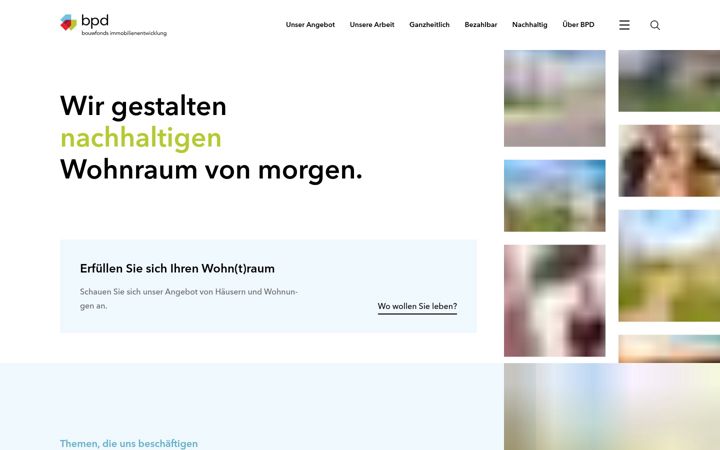 Екранна снимка на bpd-immobilienentwicklung.de