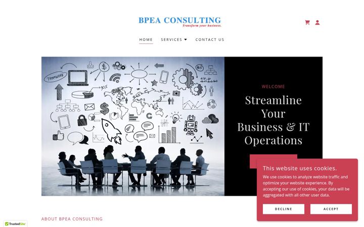 Screenshot of bpeaconsulting.com