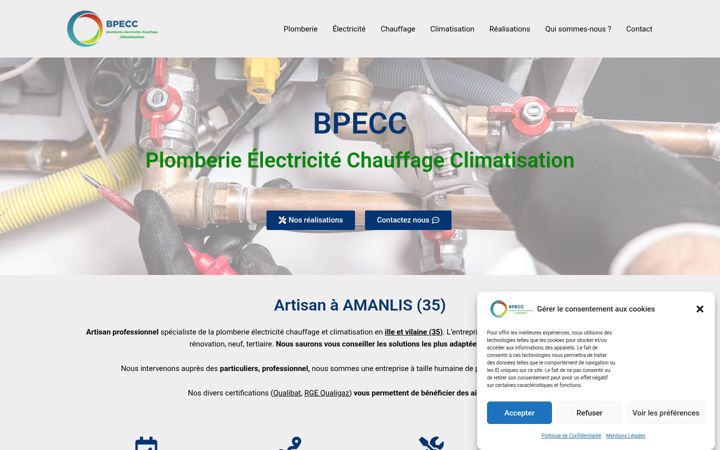 Екранна снимка на bpecc.fr