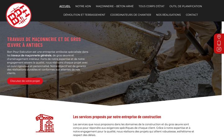 Екранна снимка на bpeconstruction.fr