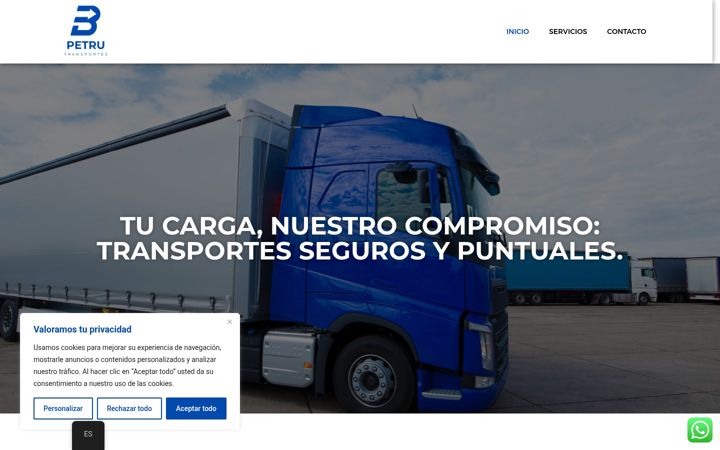 Screenshot of bpetru.com