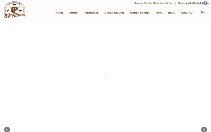 Screenshot of bpfarmsorganic.com