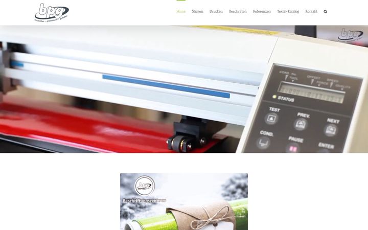 Екранна снимка на bpg-shop.de