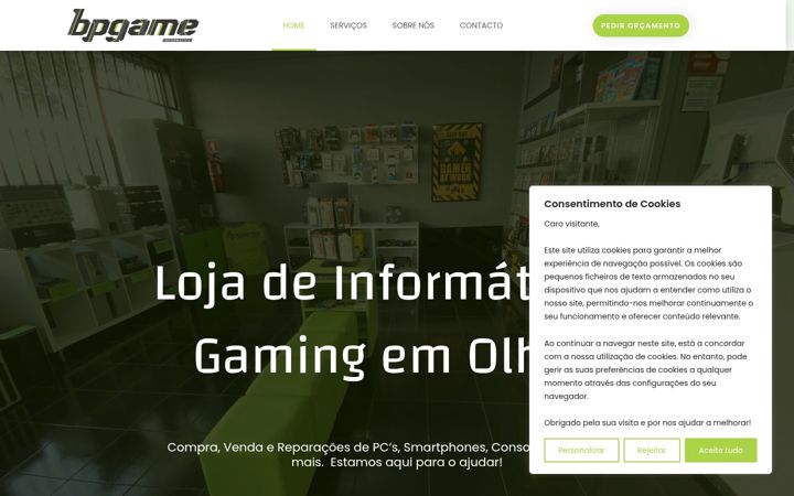 Screenshot of bpgameinformatica.pt