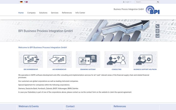 Zrzut ekranu bpi-gmbh.de