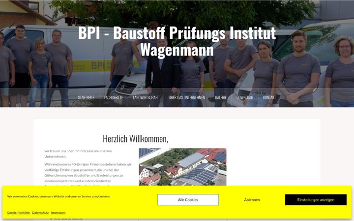 Screenshot of bpi-wagenmann.de