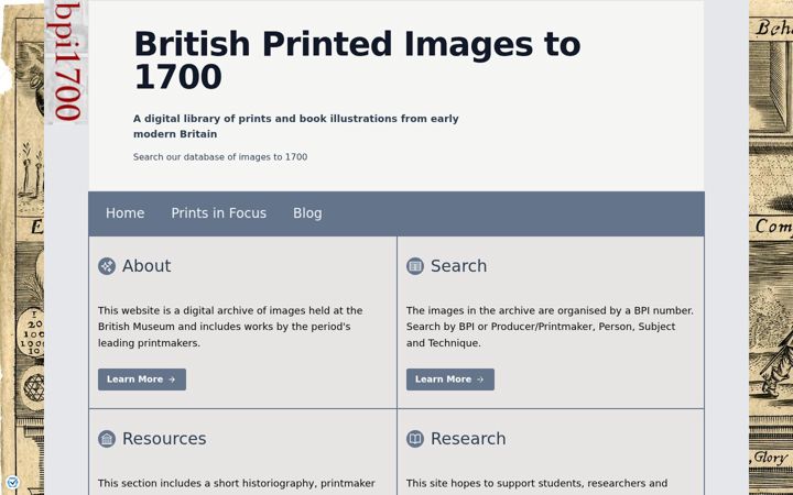 Screenshot of bpi1700.org.uk