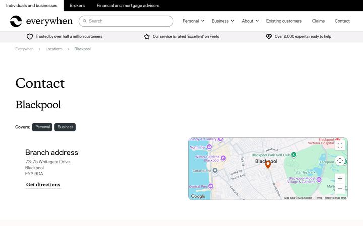 Screenshot of bpib.co.uk