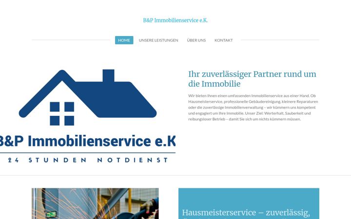 Screenshot of bpimmoservice24.de