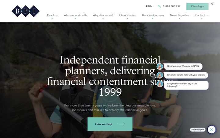 Screenshot of bpinvestment.com