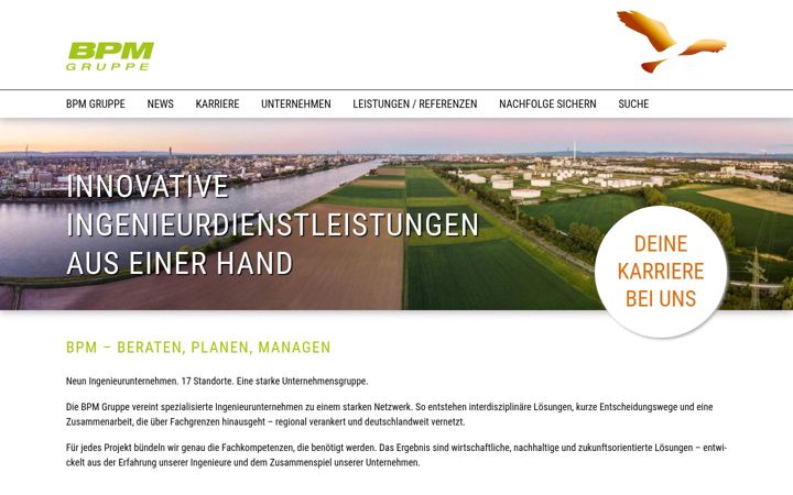 Screenshot of bpm-gruppe.de