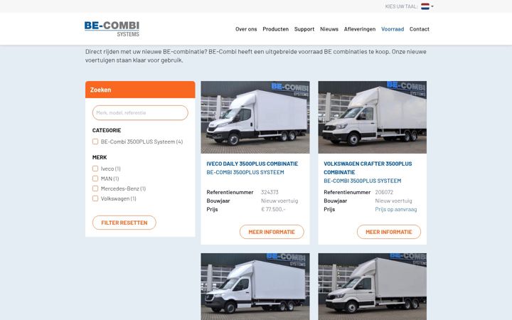 Screenshot of bpmdeals.nl