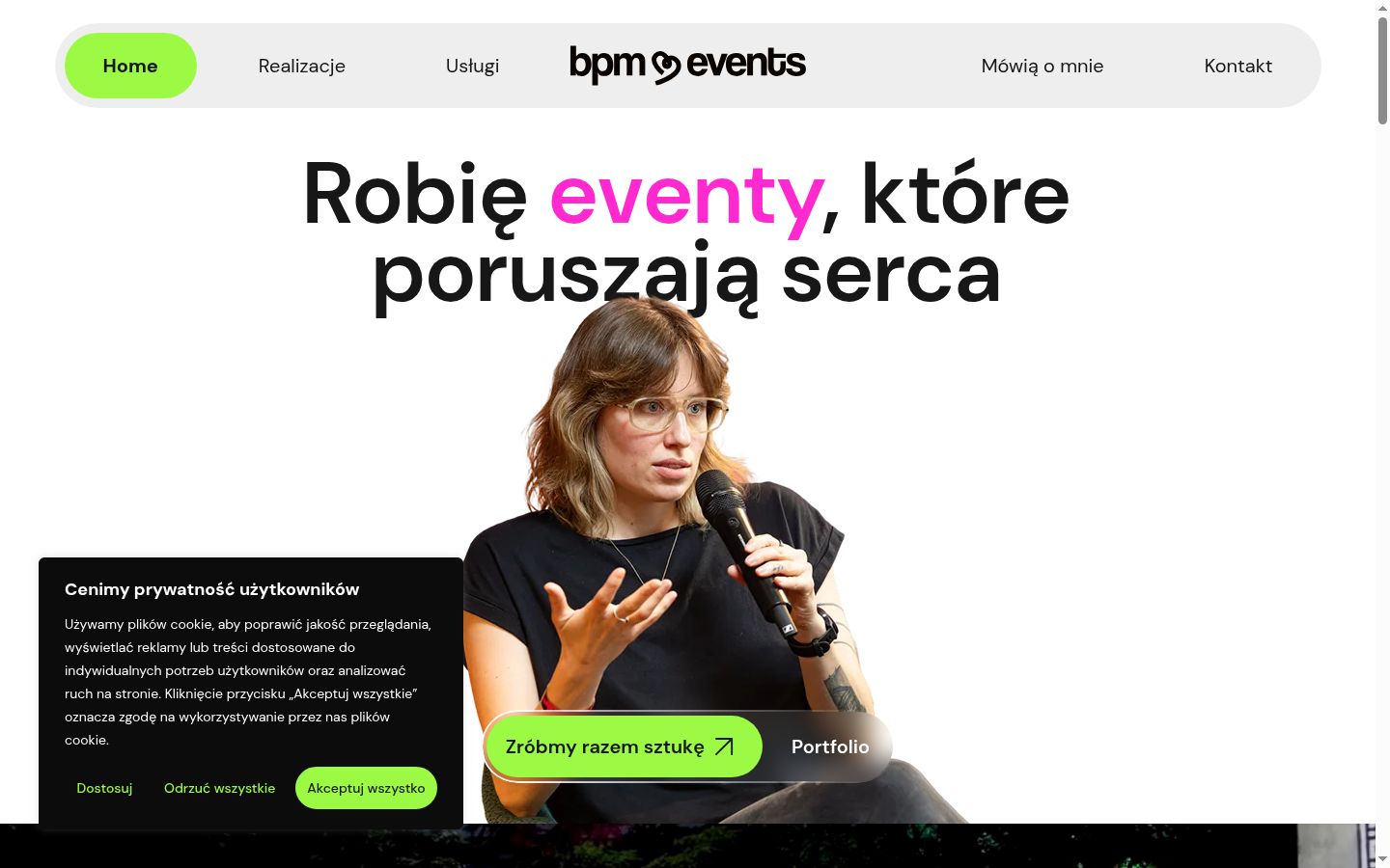 Capture d'écran de la bannière de consentement affichée avant toute interaction