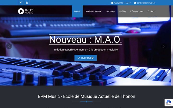 Ekrānuzņēmums no bpmmusic.fr