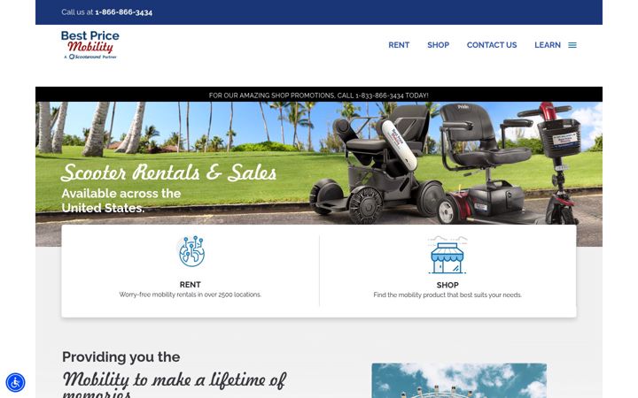 Screenshot of bpmobility.com