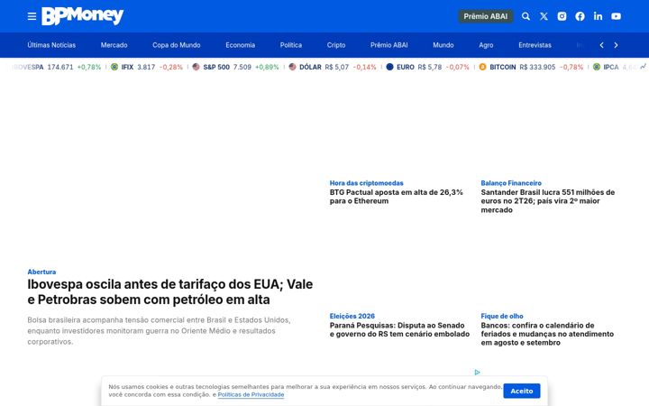 Screenshot of bpmoney.com.br
