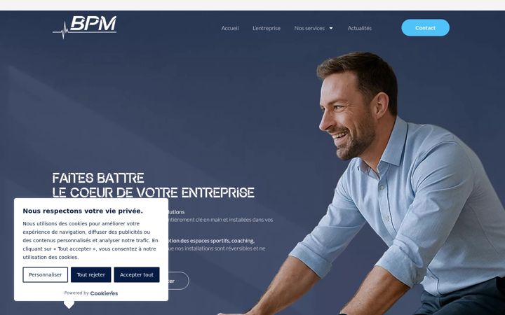 Screenshot of bpmsantesport.fr