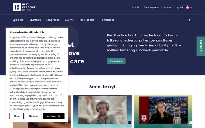 Screenshot of bpno.dk