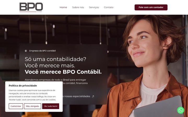 Screenshot of bpocontabilidade.com.br