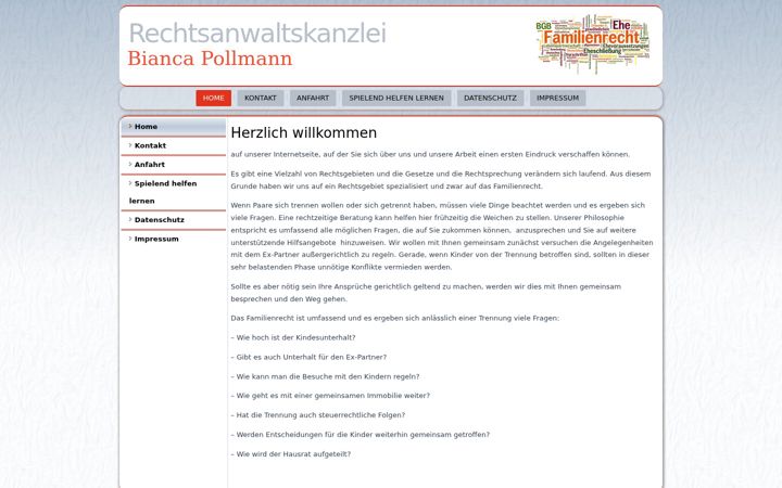 Screenshot di bpollmann.de