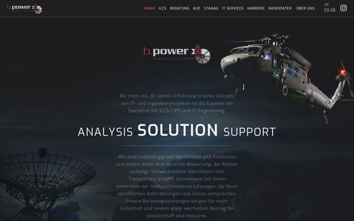 Screenshot of bpower.de