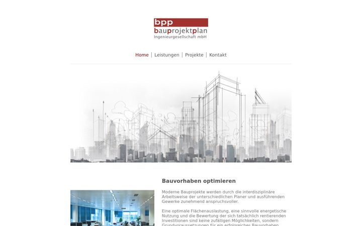 Screenshot of bpp.gmbh