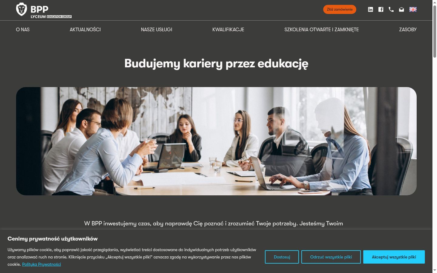 Screenshot tal-banner tal-kunsens muri qabel kwalunkwe interazzjoni