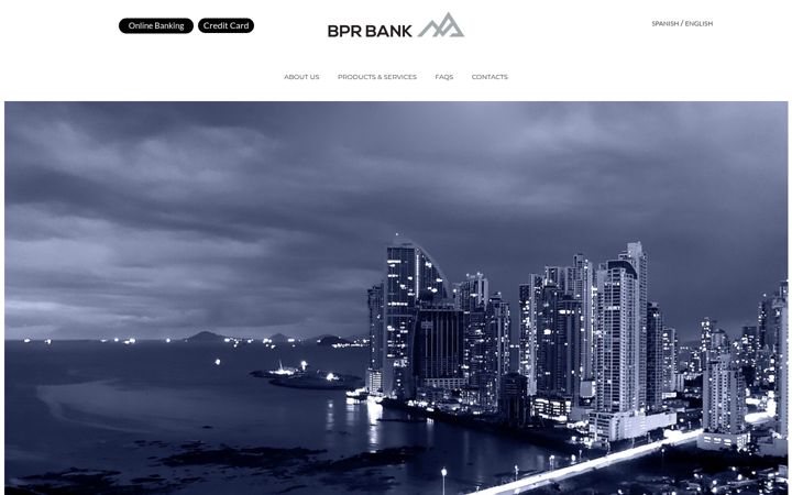Screenshot of bprbank.com