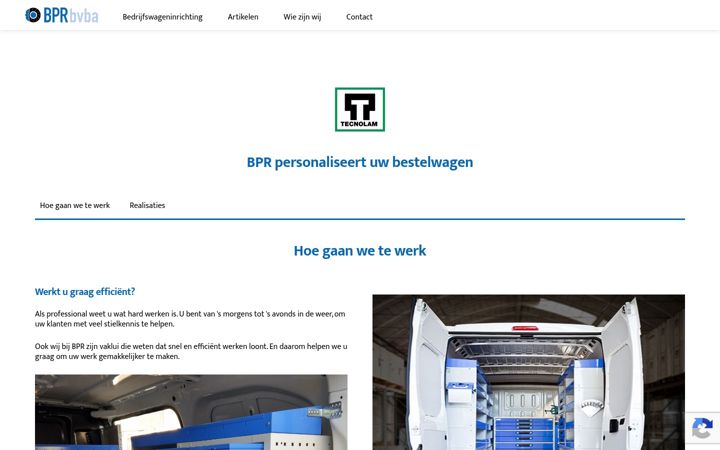 Screenshot of bprbvba.be
