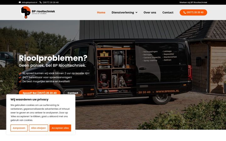 Screenshot of bpriool.nl