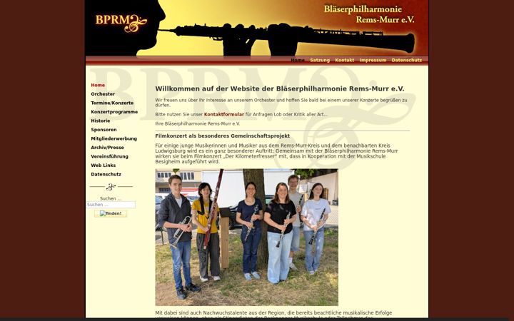 Screenshot di bprm.de