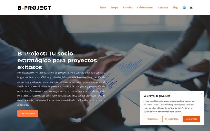 Screenshot of bproject.pro