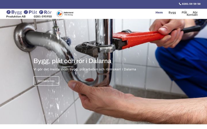 Screenshot of bprproduktion.se
