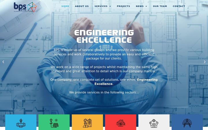 Screenshot of bps-group.co.uk