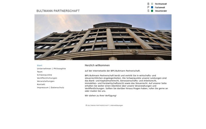 Screenshot of bps-recht.de