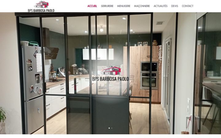 Screenshot of bps-serrurerie.com