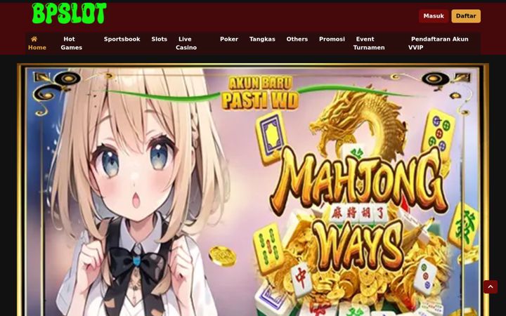 Screenshot of bpslot.org