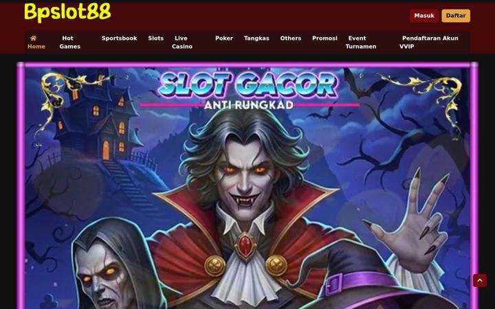 Screenshot of bpslot88.com