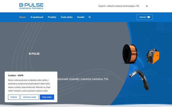 Screenshot of bpulse.sk