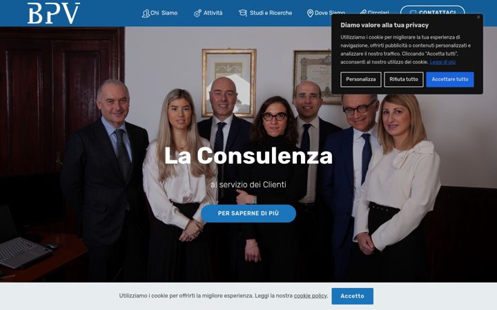 Screenshot of bpveassociati.it