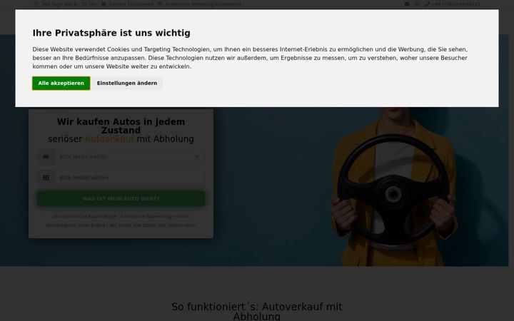 Screenshot of bpw-etransport.de