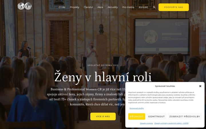 Screenshot of bpwcz.com